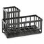 EasyEva Black Sink Caddy with Drip Tray studio product photo