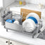 EasyEva Stainless Steel Dish Drying Rack with Cup Shelf studio product photo