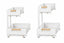 EasyEva White L-Shaped Two-Level Pull-Out Organizers studio product photo