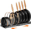 EasyEva Expandable Pot and Pan Organizer Rack studio product photo