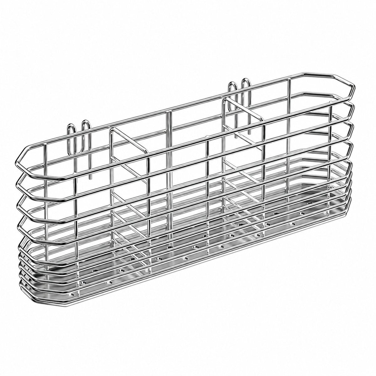 EasyEva Stainless Steel Hanging Utensil Holder studio product photo