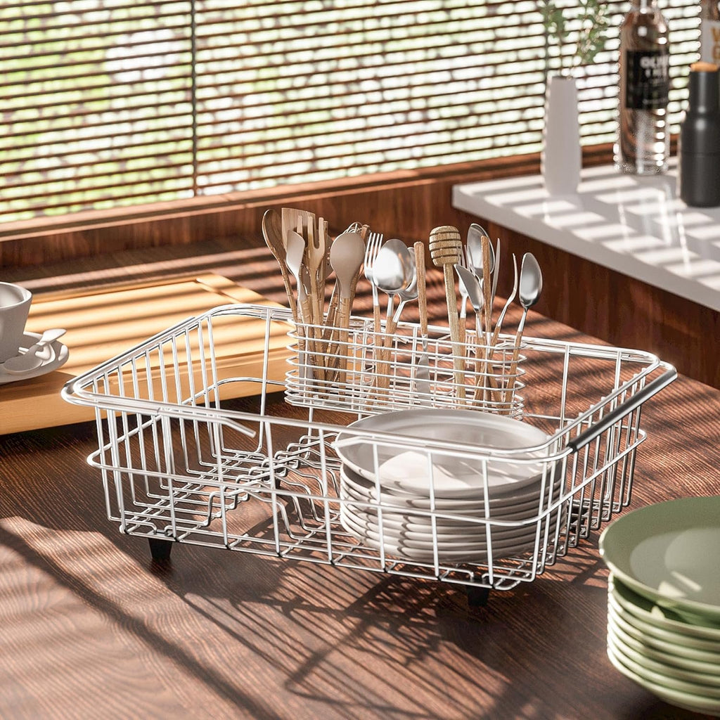 EasyEva Stainless Steel Hanging Utensil Holder additional product photo