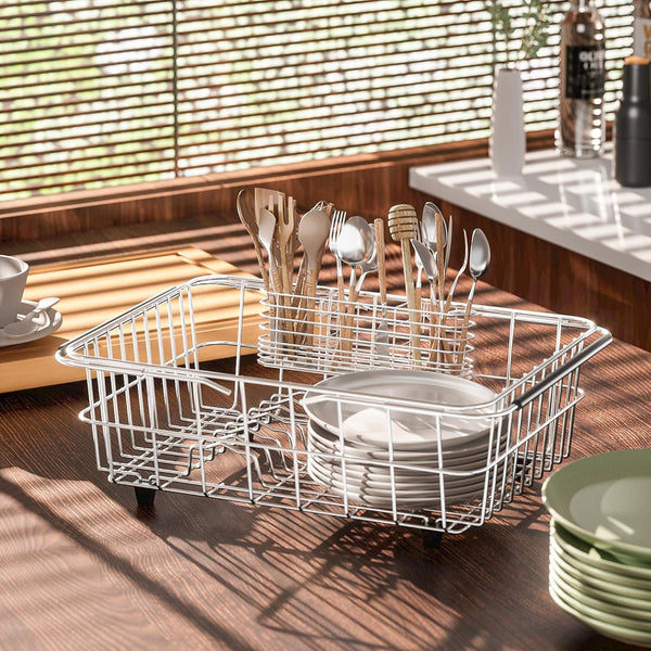 EasyEva Stainless Steel Hanging Utensil Holder additional product photo