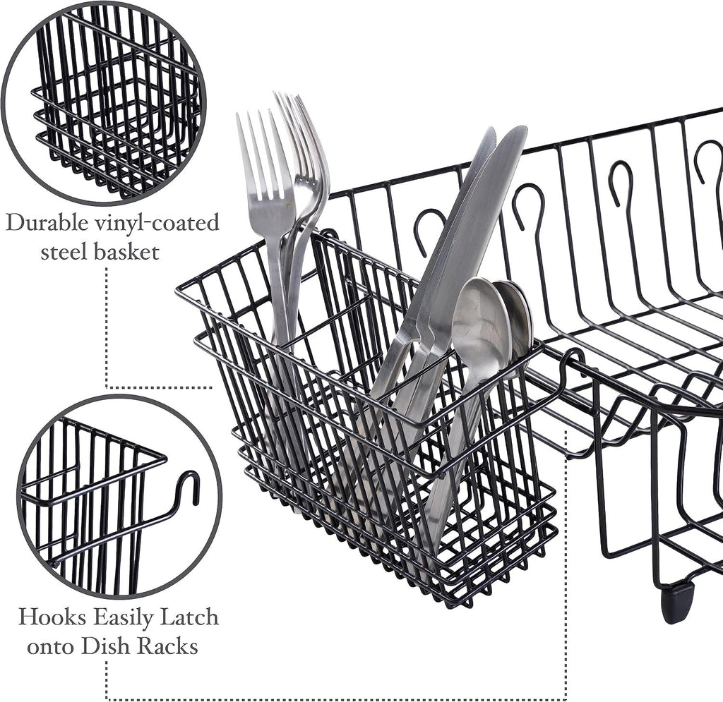 EasyEva Vinyl-Coated Hanging Cutlery Basket additional product photo