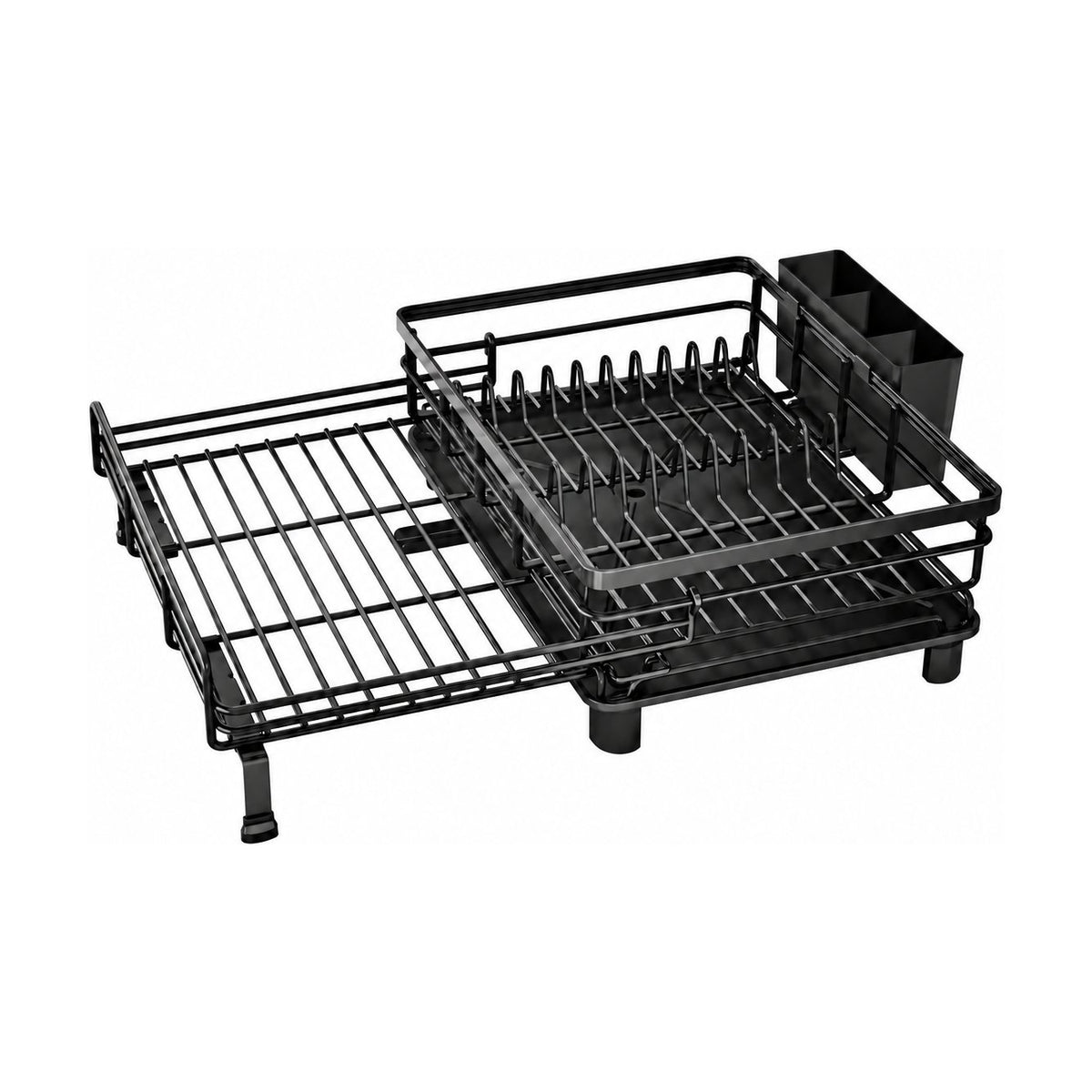 EasyEva Expandable Over-Sink Dish Drying Rack studio product photo