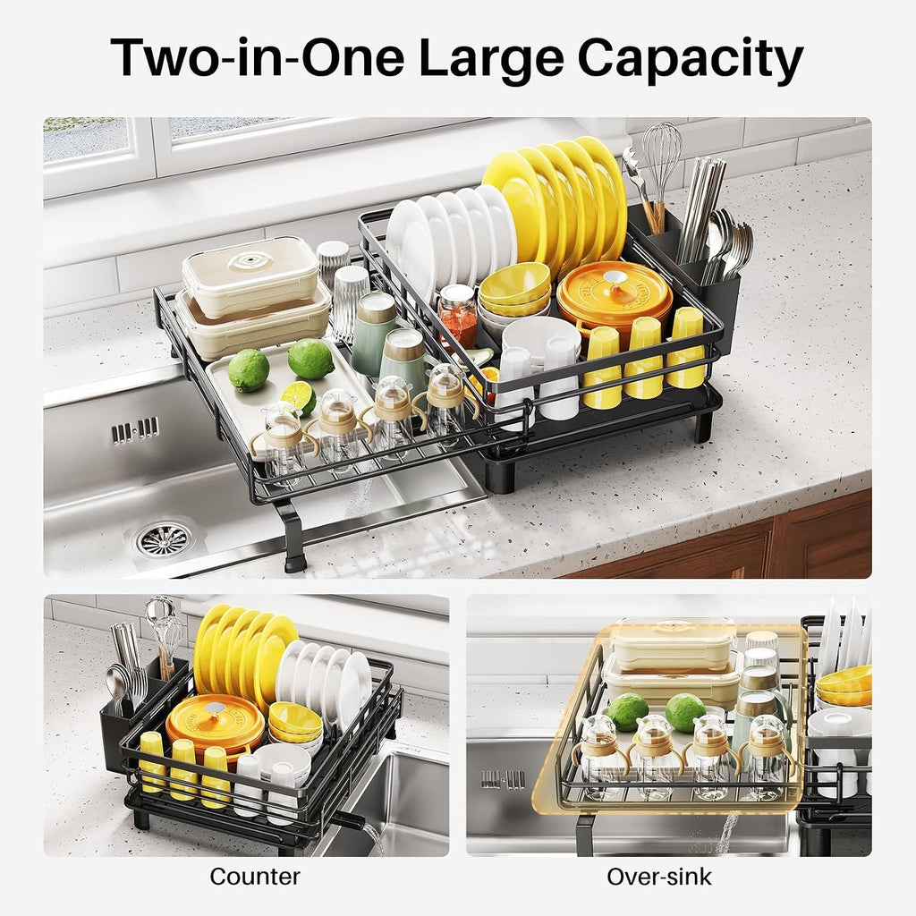 EasyEva Expandable Over-Sink Dish Drying Rack additional product photo