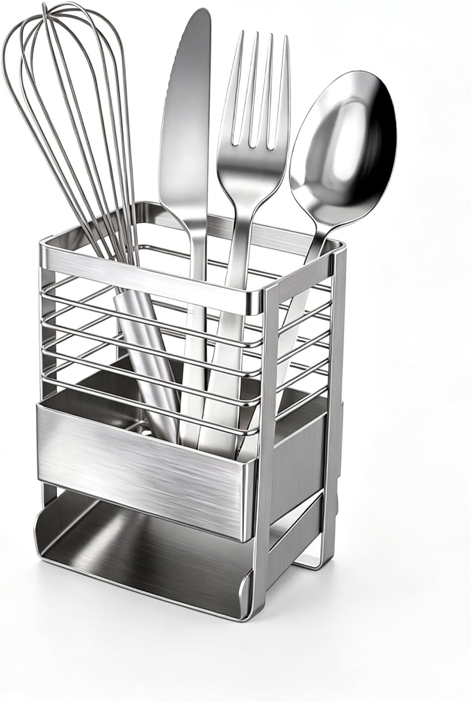 EasyEva Stainless Steel Utensil Drying Holder studio product photo