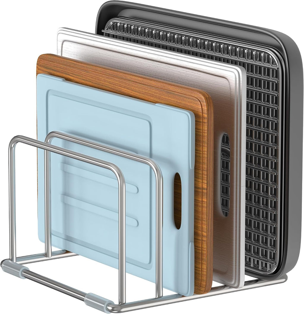 EasyEva Stainless Steel Cutting Board Holder additional product photo