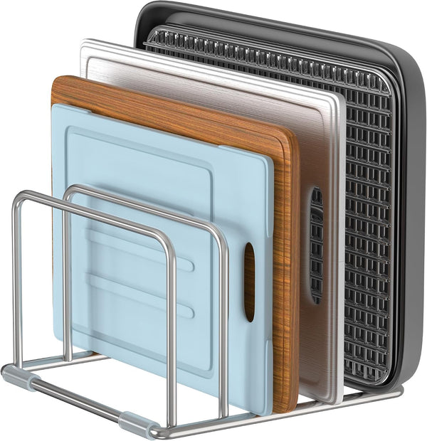 EasyEva Stainless Steel Cutting Board Holder additional product photo