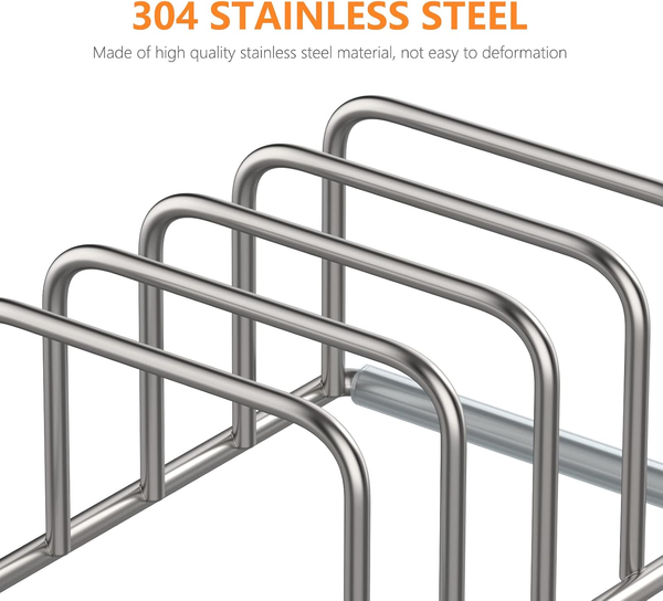 EasyEva Slim Stainless Steel Cutting Board Rack additional product photo