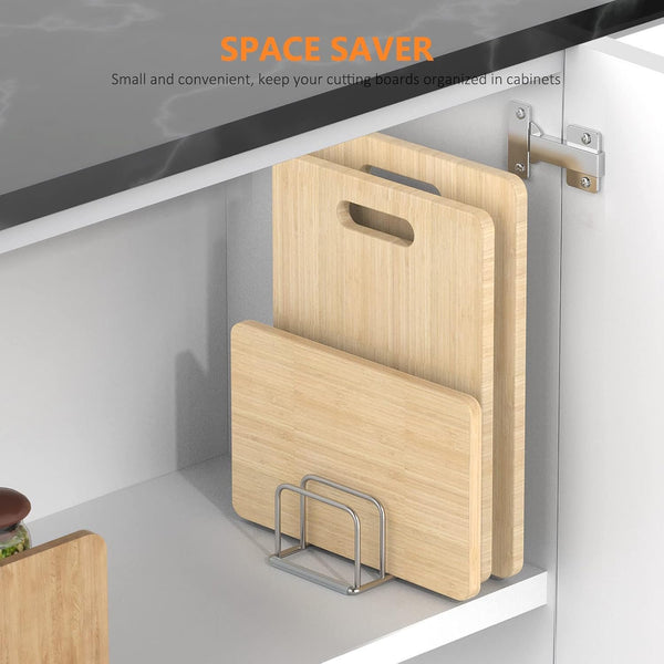 EasyEva Slim Stainless Steel Cutting Board Rack additional product photo