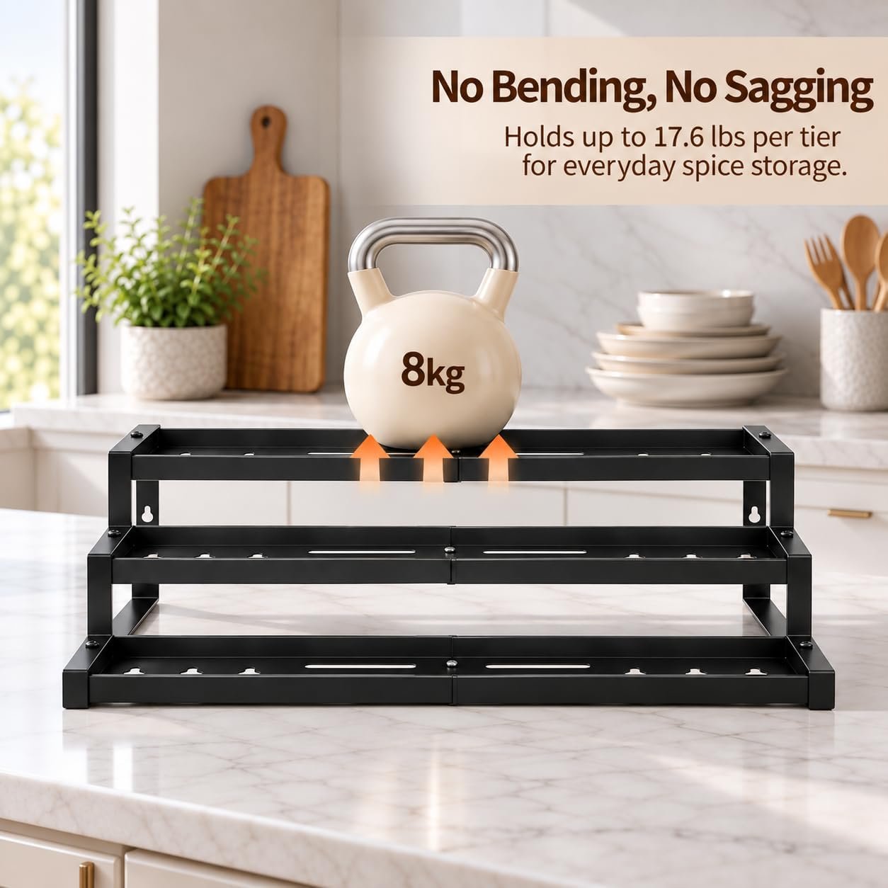 Expandable Stepped Spice Rack Secondary image