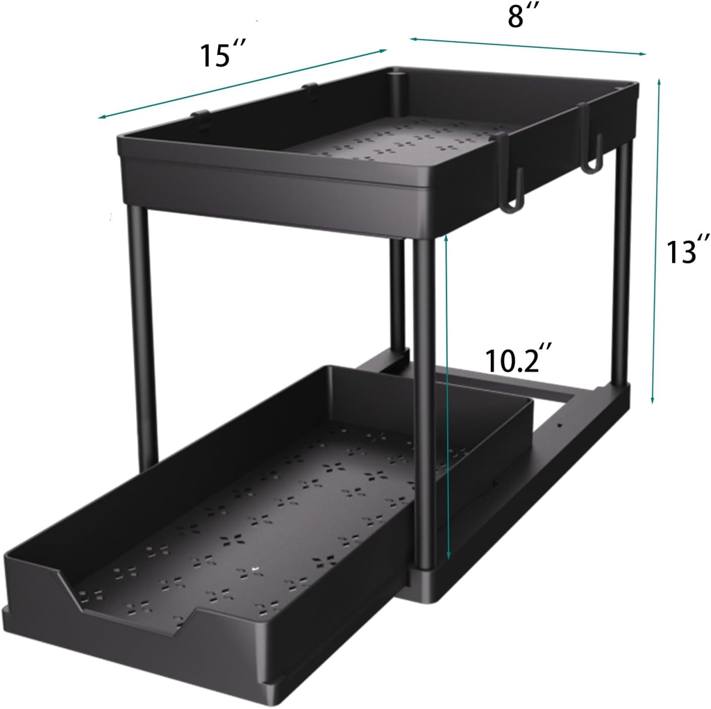 EasyEva Sliding Under Sink Organizers with Pull-Out Drawer additional product photo
